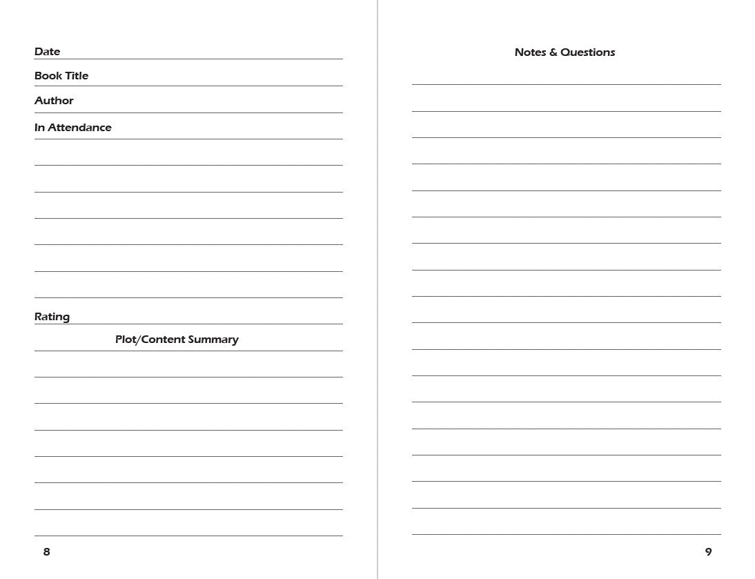 Wine & True Crime Book Club Journal